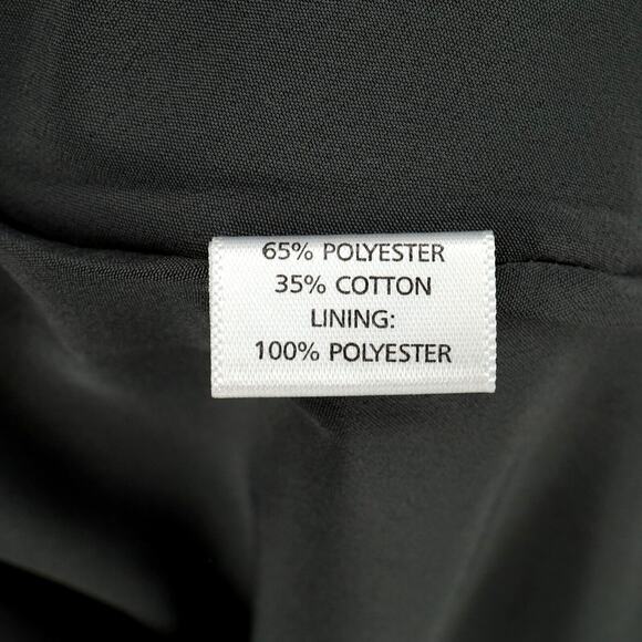 Saks Fifth Avenue Jacket Womens XL Gray Stretch Knit Ruched Sleeves Lined Blazer - Picture 13 of 16